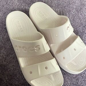 CROCS Women’s Double Strap Slide Sandals in Pink